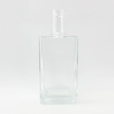 750ml square glass bottles for wine vodka liquor with corks 