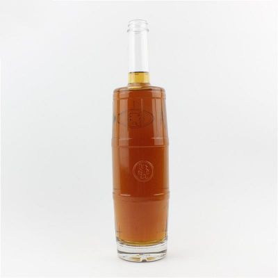 Classic empty liquor glass bottle support custom 