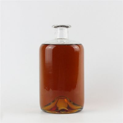 700ml bottom raised liquor glass bottle 