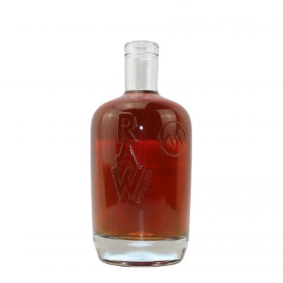 Super Flint Glass thick bottom liquor glass bottle