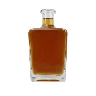 Super thick bottom exquisite super flint glass liquor glass bottle support custom