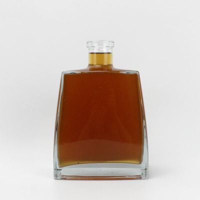 Square exquisite liquor glass bottle