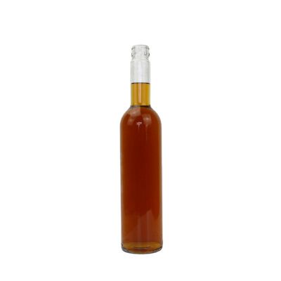 Tall neck glass bottle super flint glass liquor glass bottle 