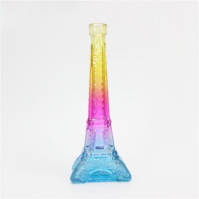 30ml Printing colorful clear and frosted coffee glass bottle for liquor wine