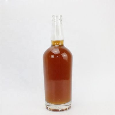 750ml super flint glass liquor bottle for whisky and vodka spirit gin glass bottles