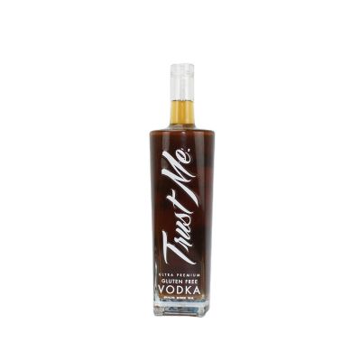 Custom 750ml spirit glass bottle for liquor brandy xo whisky