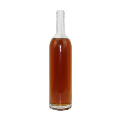 Empty 750ml spirit glass bottle for liquor brandy xo whisky 