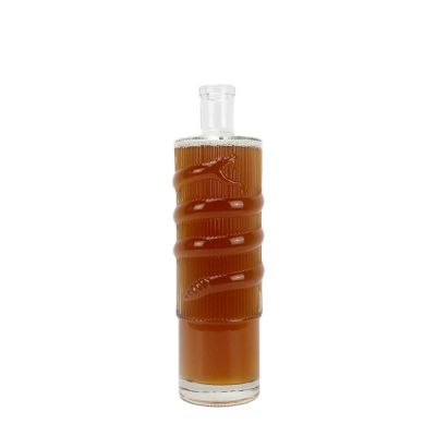 Wholesale super flint glass empty bottle glass 750ml for brandy /whiskey /whisky/liquor/spirit /gin/Rum/vodka