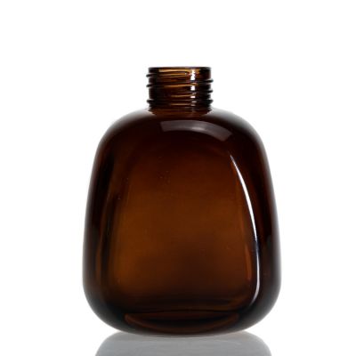 Packaging Aromatherapy Bottle Empty 180ml Aroma Glass Amber Reed Diffuser Bottle With Cap 