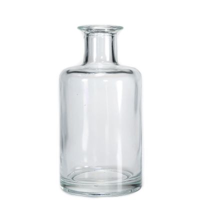 Home Decor Round Clear Aroma Oil Bottle Reed 200ml Diffuser Bottles 