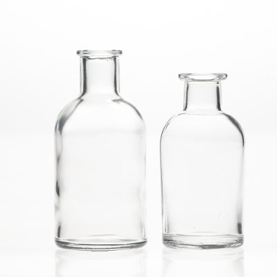 Wholesale Diffuser Bottles Aroma Round Clear Empty Glass Reed 250ml Diffuser Bottle