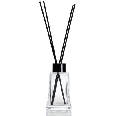 Aromatherapy Packaging Square Glass Aroma Oil Reed 100ml Diffuser Bottle