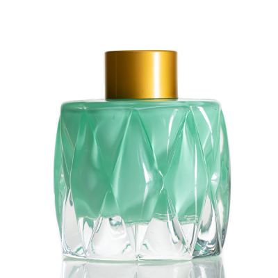 Custom Aromatherapy Bottle Diffuser 80ml Premium Reed Green Diffuser Bottle