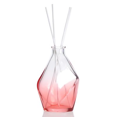 Custom Perfume Bottle Aromatherapy Empty 250ml Reed Glass Diffuser Bottle Wholesale