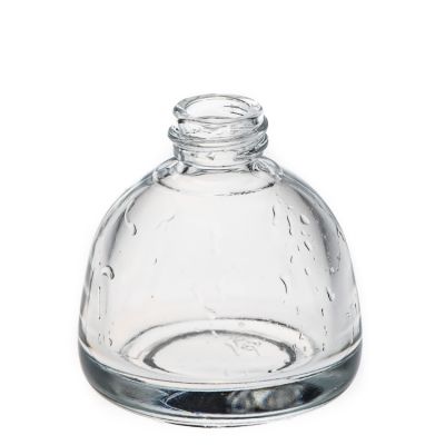 Custom Round 40ml Transparent Empty Glass Reed Diffuser Bottle For Home Decoration