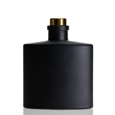 Custom Unique Fragrance 130ml Black Diffuser Bottle Empty diffuser Bottles Glass 