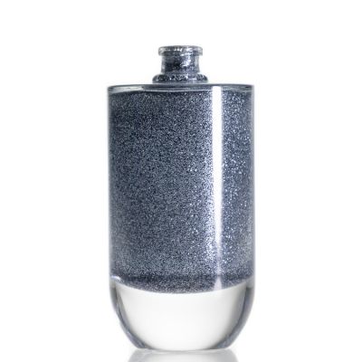 wholesale Perfume Bottle 80ml Internal Silver Gray Glass Empty Perfume Bottle