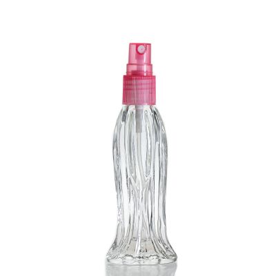 Luxury Crystal Mermaid Shaped Spray Glass Mini Clear 10ml Perfume Bottle 