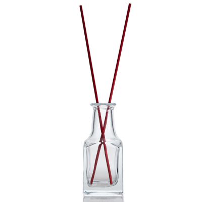 Supplier Glass Bottles Reed Diffuser Bottle Square 100ml Aroma oil bottle For Home 