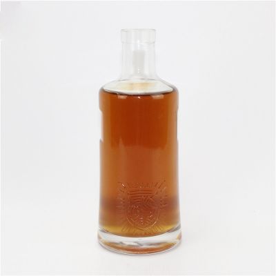 Wholesale best quality round liquor ice wine spirits glass bottles