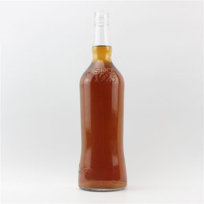 Large capacity 1000ml glass bottle for wine beer liquor