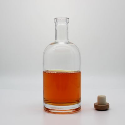 vodka bottle 750ml for wholesale with factory price liquor glass bottle