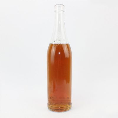 Wholesale cheap classic 750ml clear glass bottle 