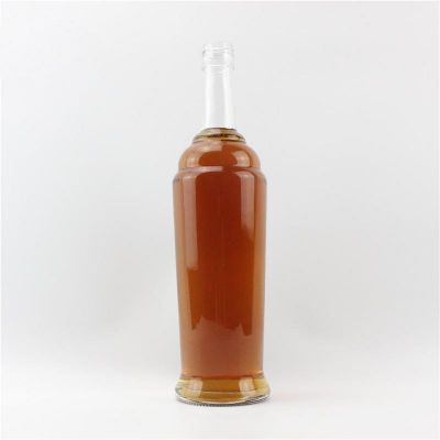 Glass Liquor Bottle 750ml High Grade Wine Glass Empty Distilled Spirits Bottle For Distillery