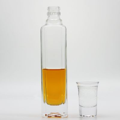 Durable custom wholesale high quality empty wine 375ml liquor bottles 