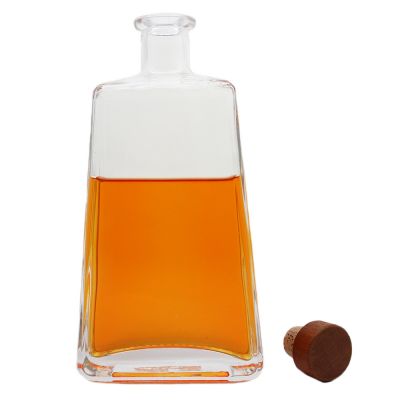 High quality custom hot selling good quality liquor 500ml whisky brandy glass bottle extra super flint