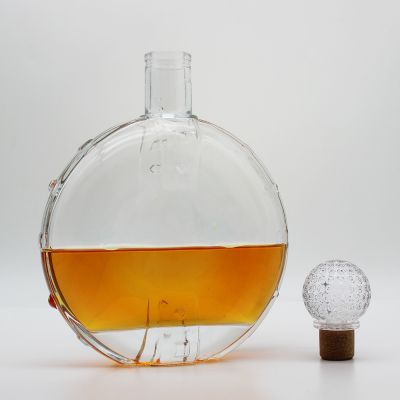 Custom promotional durable using glass bottle manufacturer brandy bottle