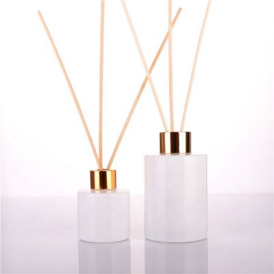 luxury classic square empty round reed diffuser bottle for fragrance 120ml