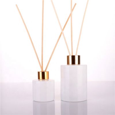 luxury classic square empty round reed diffuser bottle for fragrance 120ml
