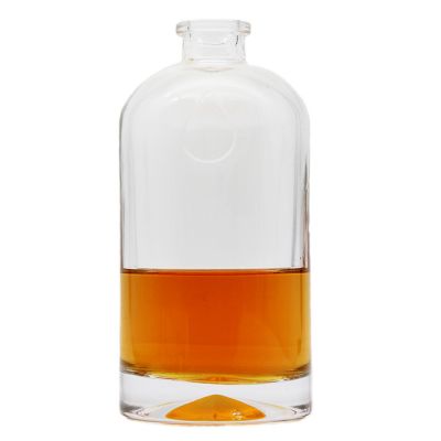2021 cheap hot sale high quality glass gin vodka brandy bottles 500ml