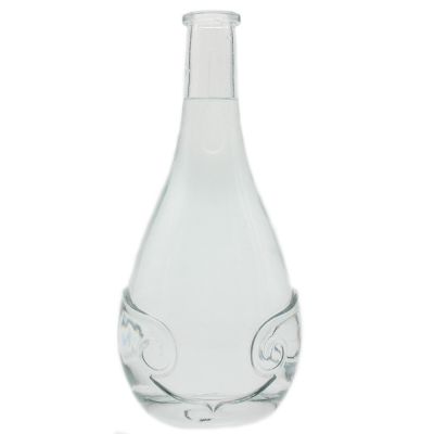 Custom promotional durable using engraved glass bottle wine bottles 550ml 