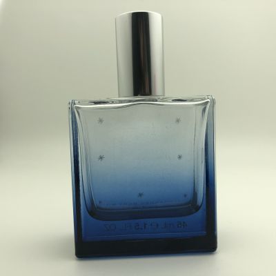 Wholesale small order rectangular 50ml perfume bottle in stock