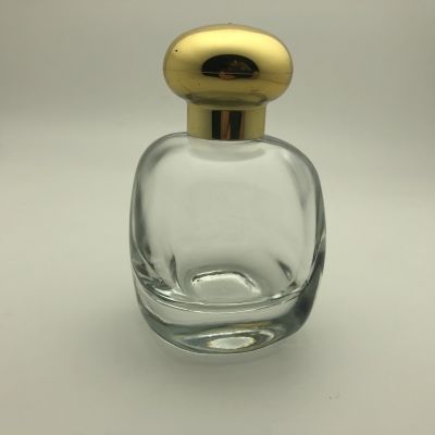 Unique design square round perfume bottles 50ml glass