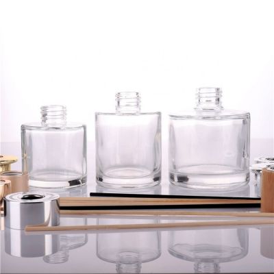 classic home decoration empty fragrance glass black diffuser bottle 200ml