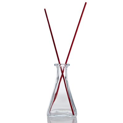 Home Decor Aroma Diffuser Bottle 60ml Mini Glass Flower Vase