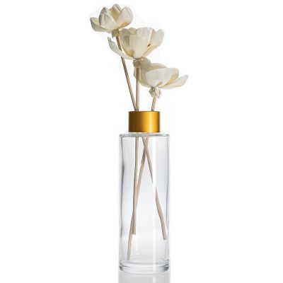 Wholesale Transparent Fragrance Diffuser Bottle 200 ml Fragrance Reed Diffuser Glass Bottle