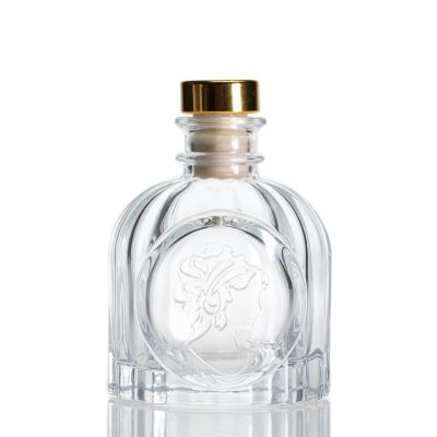 Luxury Birdcage Shape Diffuser Bottles100 ML Glass Reed Diffuser Bottle With Cork