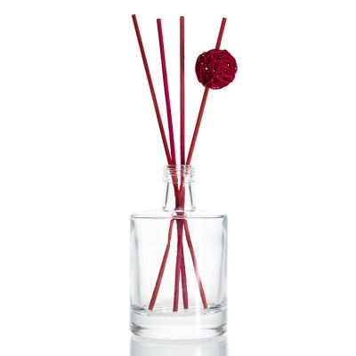 Long Neck Aromatherapy Bottle Transparent Reed Diffuser Bottle 200ml Diffuser Glass Bottle