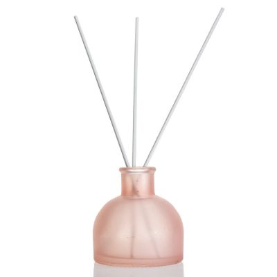 120ml Pink Fragrance Diffuser 4oz Glass Perfume Diffuser Bottle For Decor Packing