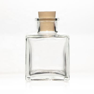 Factory Directly 50ml Square Luxury Fragrance Bottle Empty Reed Unique Diffuser Bottle