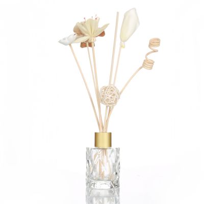 60ml Embossed Aroma Diffuser Glass Bottle