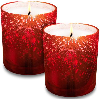 Aromatherapy Lavender Candle jar Mother's Day Gift with Strongly Fragrance Soy Wax candle holder