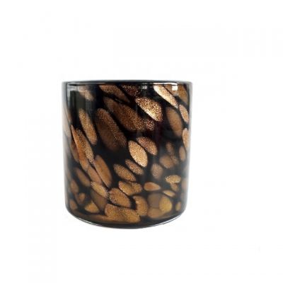 Wholesale Glass Colorful Luxury Wedding Handmade Candle Jars 17oz