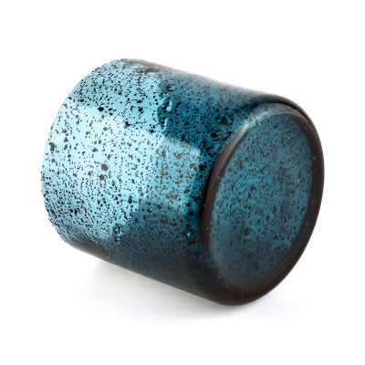 2021 New Design mouth blown hand thick candle jars holders jar for candle making