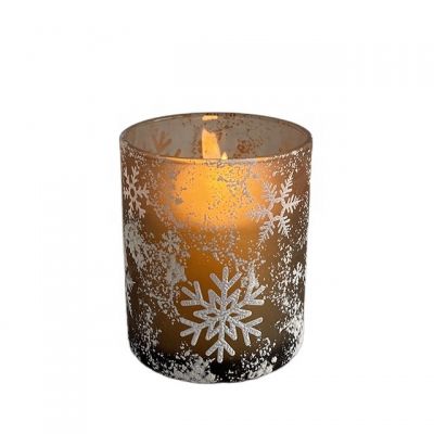 2021 year new design handmade Christmas candle holders jar 7oz 20oz for holiday