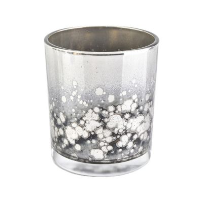 10 oz 8 oz empty electroplating glass jars for candles making and box